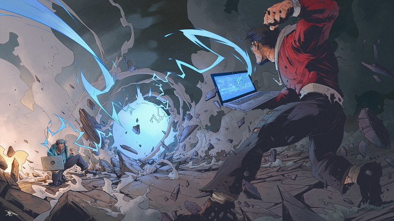 1080P, Futuristic, computer, video games, laptop