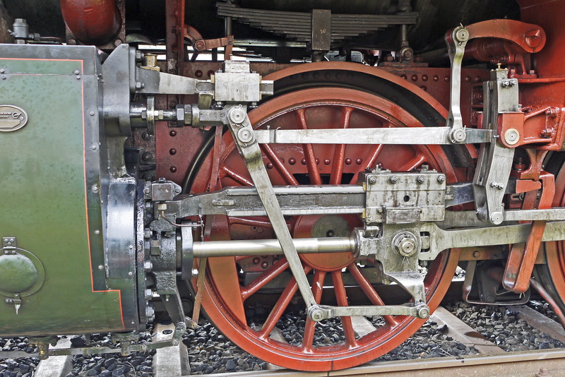 cast iron, machine part, retro styled, museum railway minden, br74, steam train, track, locomotive, phillips, control, mode of transportation, dome rod
