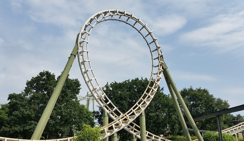 leisure, 2K, cloud - sky, fun, outdoors, heide park, roller coaster, sky, fairground, built structure, rail, travel destinations, ferris wheel, carnival