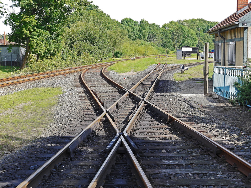 train, no people, narrow gauge, normal track, junction, radlenker, plant, mode of transportation, connection, architecture, 4K, rail transportation, shunting yard