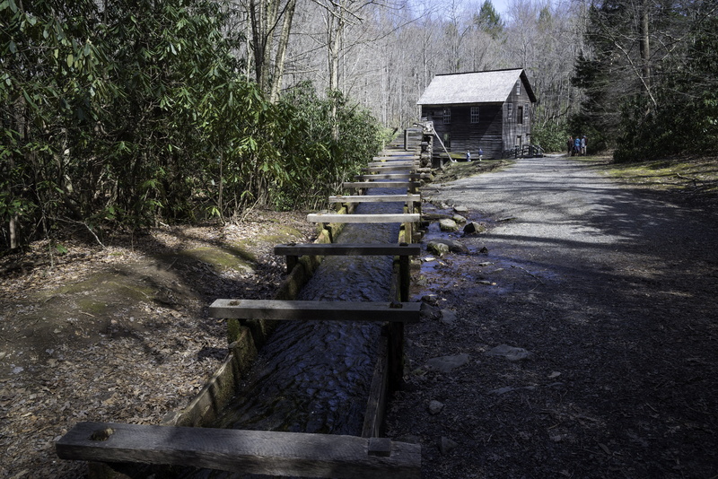 built structure, public domain, smoky, looking, plant, North Carolina, railing, nature, the way forward, United States, forest, landscape, outdoors, Mill