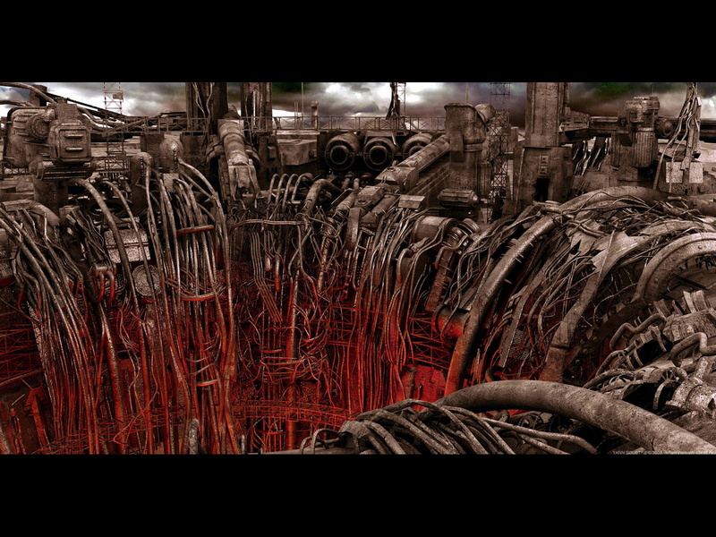 digital/artwork, hd, cables, tubes, pipes, 720P