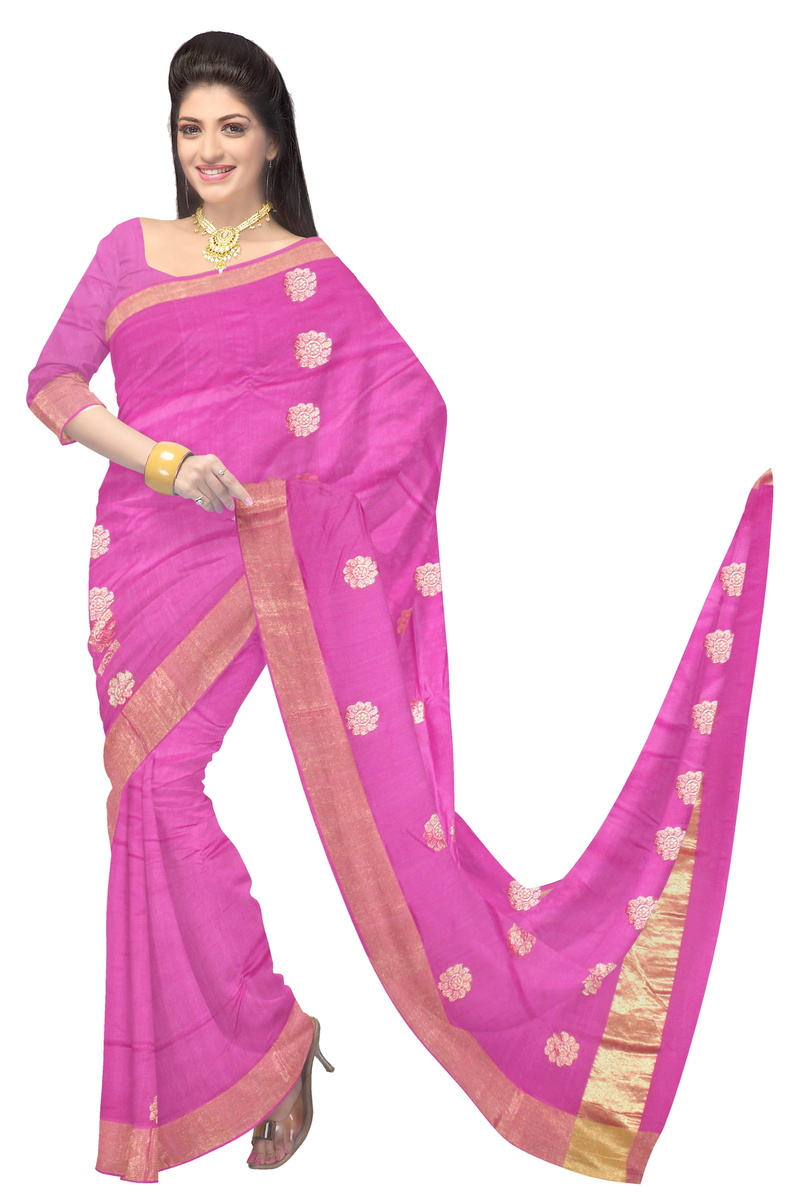 Woman, women, front view, indoors, pink, one person, Dress, young adult, portrait, females, indian, young women, standing, Saree, white background, traditional clothing