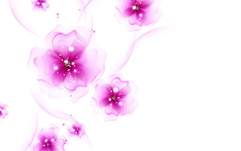 1920x1200, pink, abstract, 1080P, blossoms, silk, floating, blossom, flower