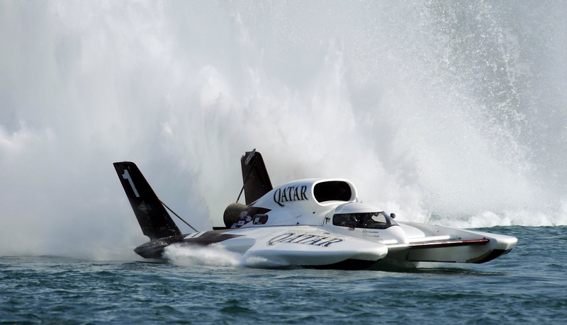 vehicle, sea, water, hydroplane, 1080P, speedboat, boat, turbines, water splash