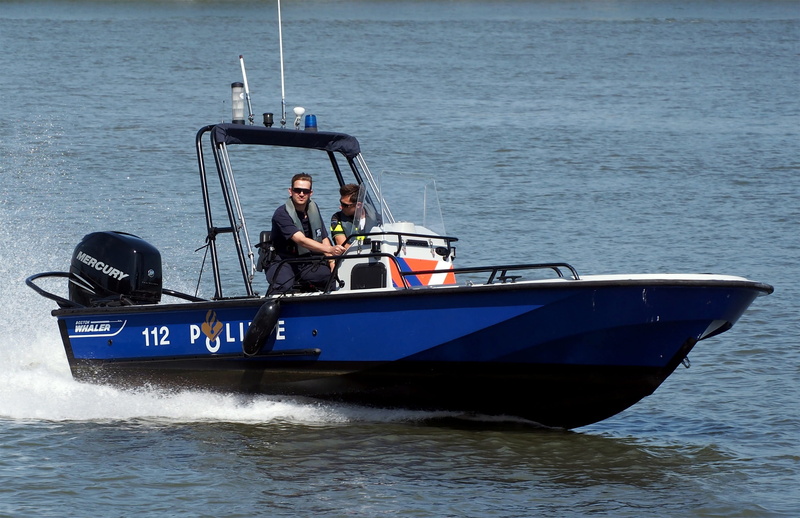 ocean, motor, people, water, transportation, day, blue, cruise, Speed, enforcement, vessel, two people, security, nautical vessel, Police, passenger craft