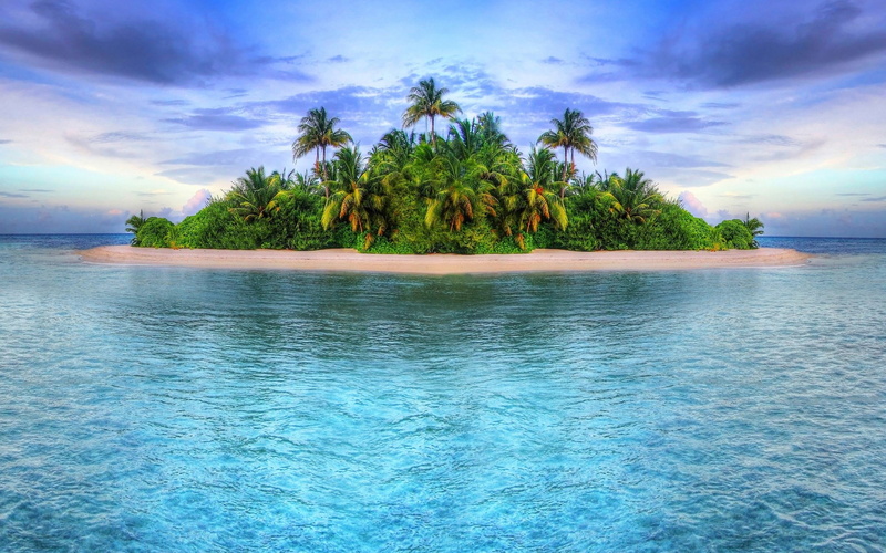 beautiful scenes of nature hd images 1920x1200, tree, sky, island, tranquility, tropical climate, plant, lagoon, sea, tropical tree, coconut palm tree