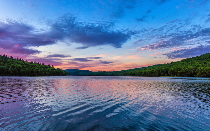 plant, nature, sea, tranquility, travel destinations, blue, no people, water, sunset, lagoon, outdoors, environment, 1080P, scenics - nature, beauty in nature