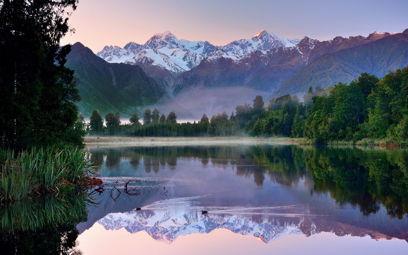 reflection lake, sky, no people, outdoors, reflection, cold temperature, 1080P, winter, scenics - nature, nature, beautiful sceneries of nature hd  1920x1200