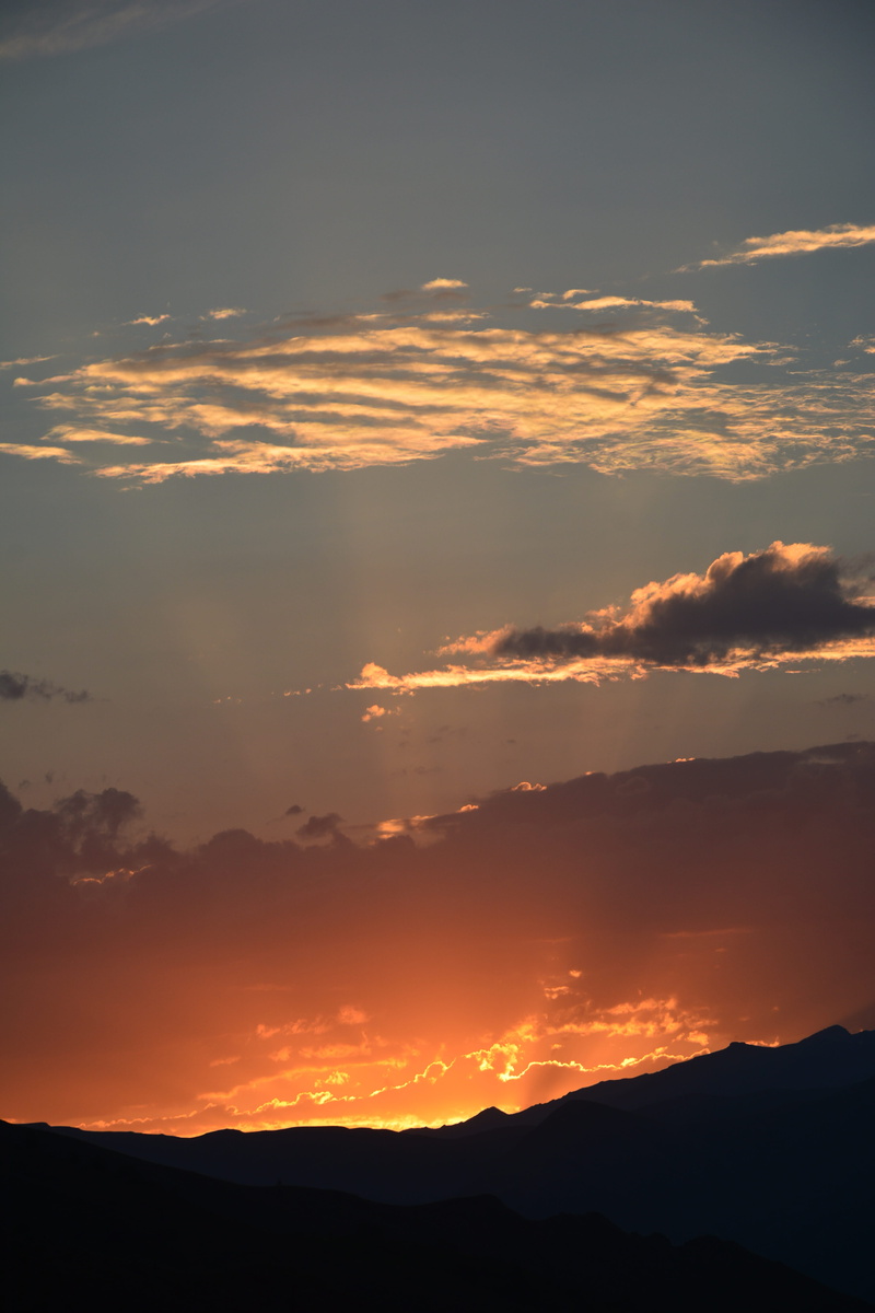 summer, romantic sky, landscape, background, environment, silhouette, sparkle, non-urban scene, tranquility, the setting sun, scenics, mountain range, sunset