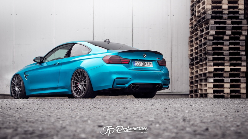 blue, no people, text, built structure, communication, parking, road, bmw jp performance bmw m4 blue cars car, stationary, 1080P, architecture, building exterior
