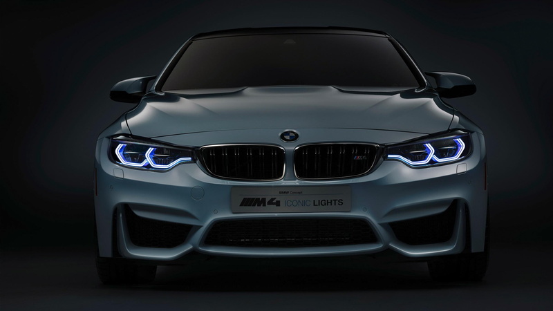 gray, bmw, concept, m, 2015, sedan, iconic, cars, 2K, lights