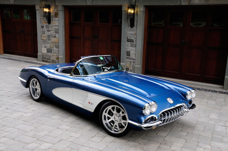 convertible, 1080P, cars, classic, ls3, corvette, chevrolet, modified, 1959, (c1)
