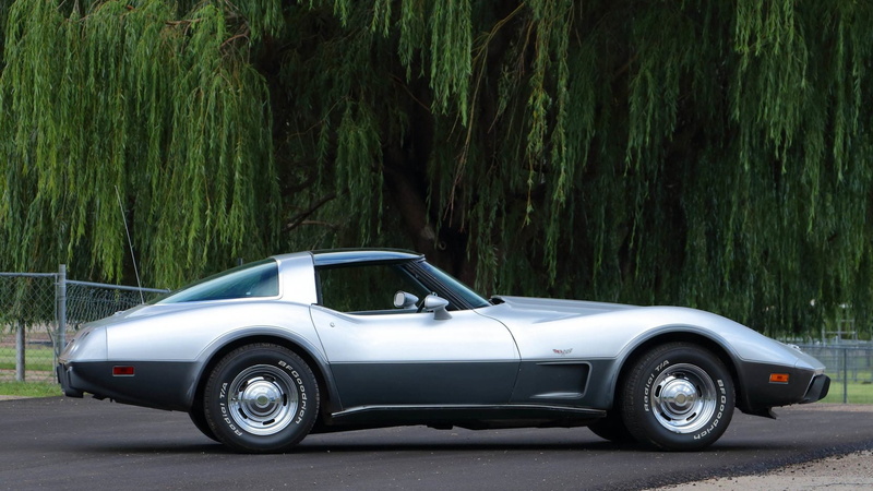 corvette, 720P, silver, chevrolet, (c3), 1978, anniversary, cars