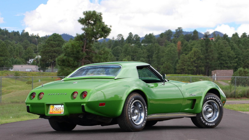 1975, convertible, 720P, (c3), corvette, green, chevrolet