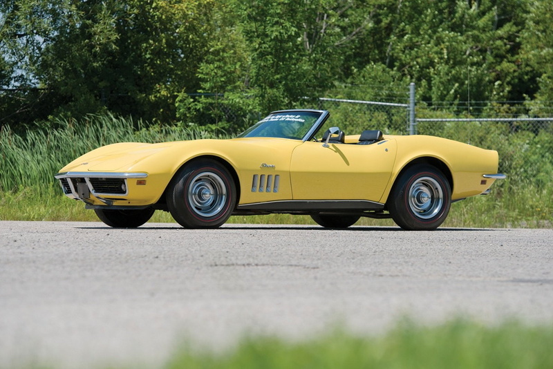 (c3), 720P, cars, l46, yellow, chevrolet, stingray, corvette, convertible, 1969