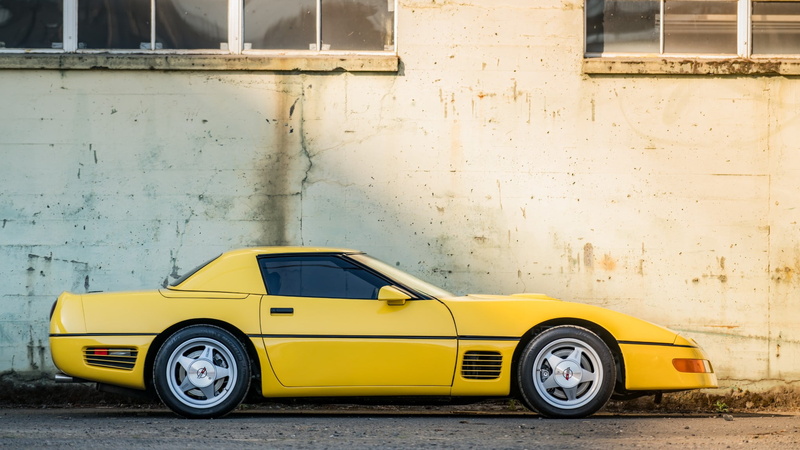 1080P, Old Car, Yellow Car, Chevrolet Corvette (C4), Car, Sport Car, Chevrolet, Convertible