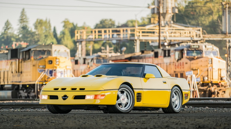 Old Car, Yellow Car, 1080P, Car, Convertible, Chevrolet Corvette (C4), Chevrolet, Sport Car