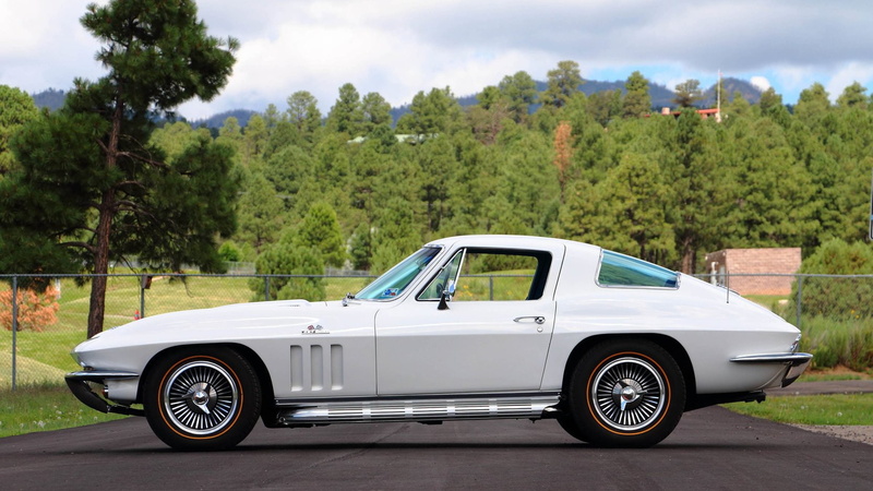 chevrolet, corvette, coupe, 1966, white, (c2), 720P