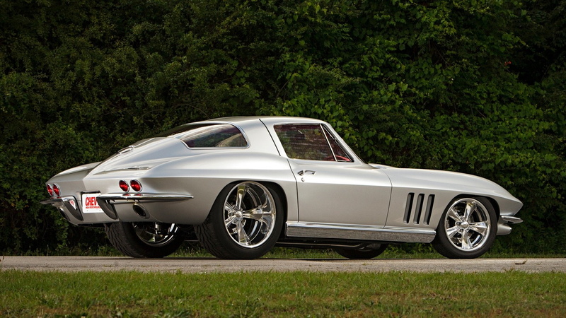 Silver Car, 1080P, Chevrolet, Chevrolet Corvette (C2), Sport Car
