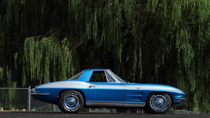 chevrolet, blue, cars, 720P, convertible, corvette, (c2), 1963