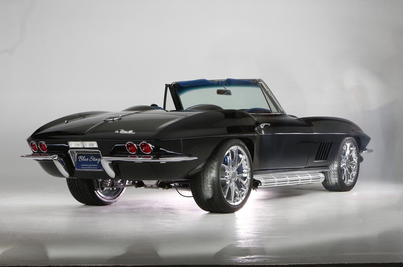 stingray, 1967, corvette, chevrolet, chevy, convertible, blac, 1080P, (c2)