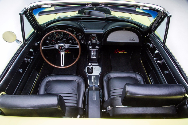 corvette, 1080P, (c2), convertible, 427, chevrolet, 1967, cars, yellow