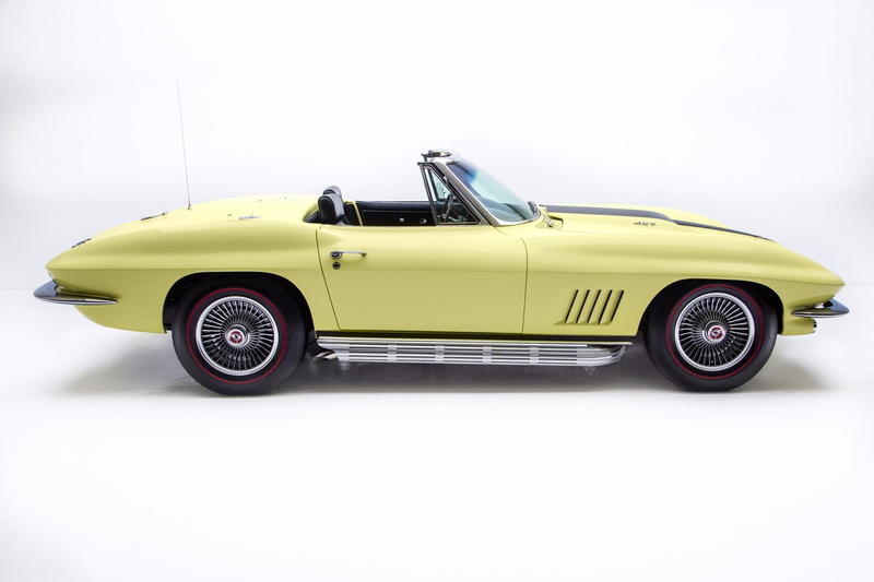 convertible, 1967, corvette, (c2), chevrolet, 427, 1080P, yellow, cars