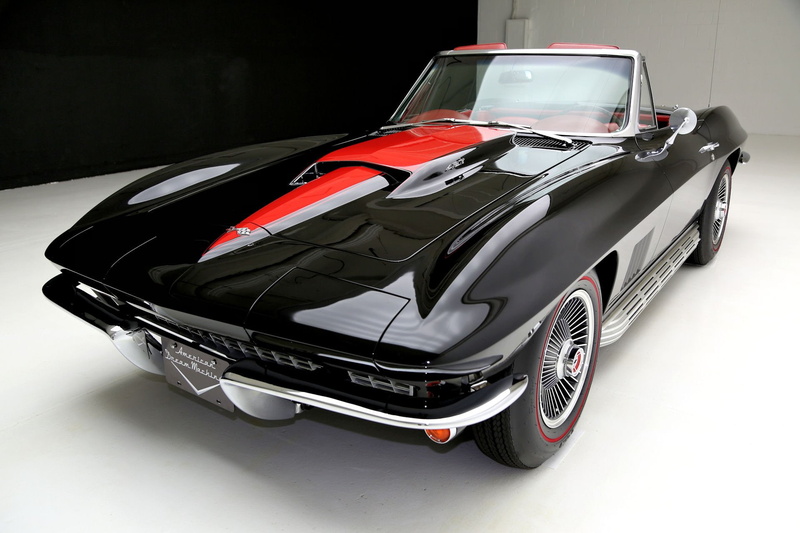 chevrolet, 1967, corvette, black, convertible, 427, 1080P, cars, (c2)