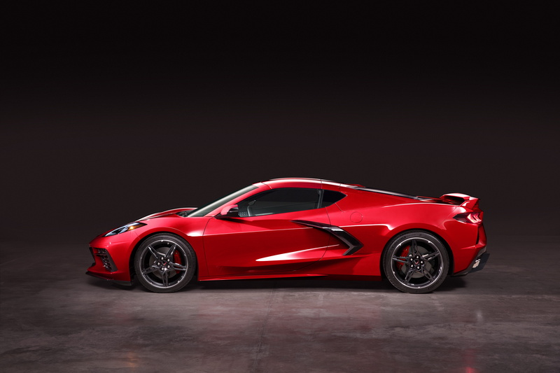 Sport Car, 5K, Chevrolet Corvette, Supercar, Vehicle, Red Car, Chevrolet, Car, Chevrolet Corvette (C8)