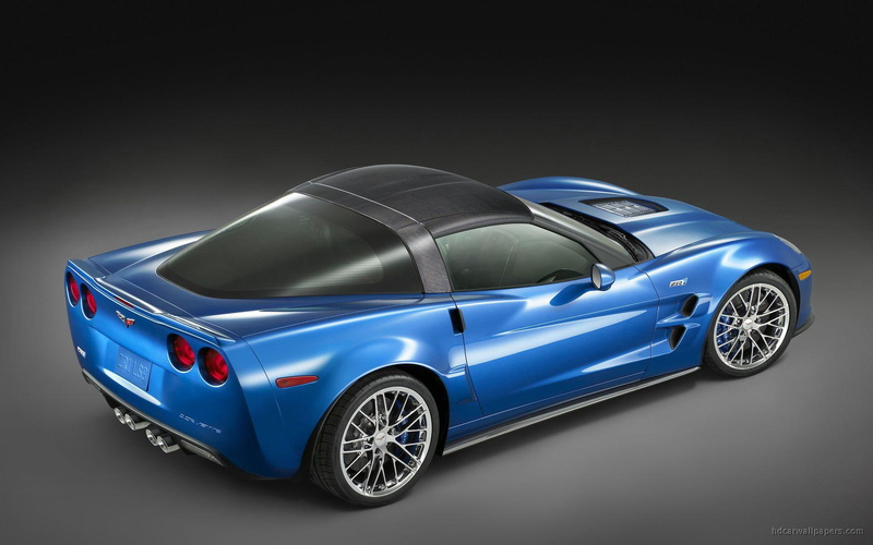 chevrolet, corvette, blue, black, zr, 2009, 1080P, cars