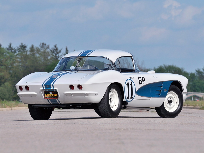1080P, fuel, b production, 315hp, muscl, racing, injection, 283, 1961, corvette, chevrolet, c 1, scca, race