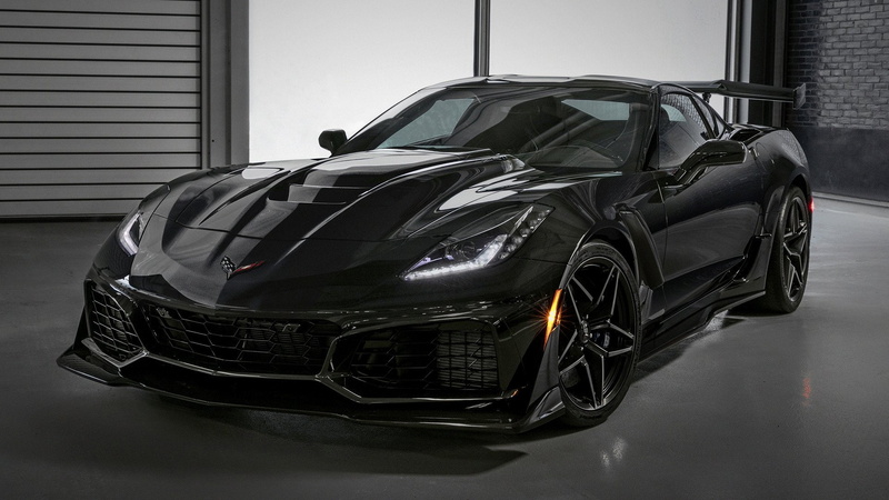 Sport Car, 1080P, Chevrolet Corvette ZR1, Car, Chevrolet, Supercar, Black Car
