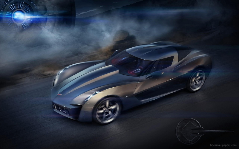 stingray, chevrolet, concept, corvette, 1080P