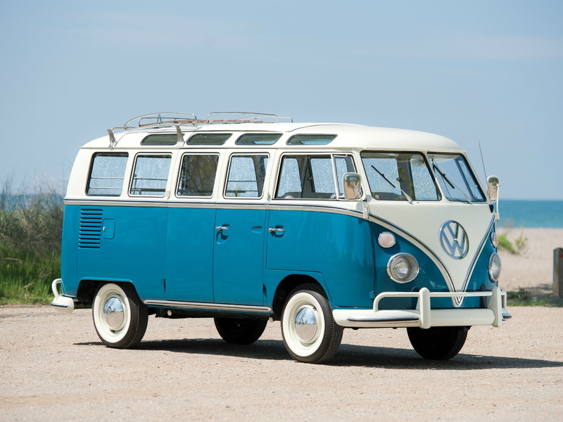 1963 67, van, samba, t 1, deluxe, bus, classic, volkswagen, 1080P
