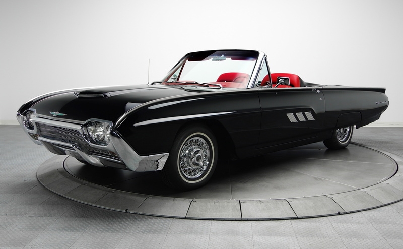 car, land vehicle, thunderbird, mode of transportation, studio shot, luxury, auto racing, silver colored, people, indoors, sport, wheel, chrome, ford, racecar