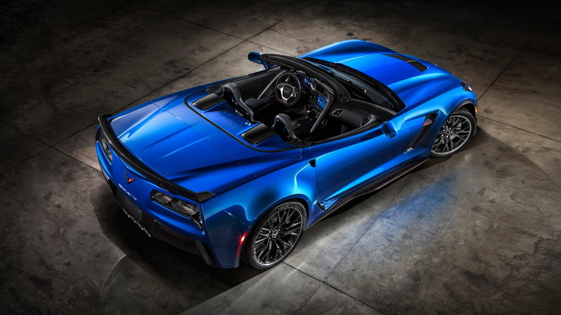 convertible, car, corvette, cars, 2015, z, chevrolet, blue, 2K
