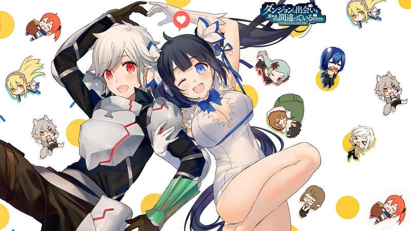 Anime Girls, Hestia, 1080P, artwork, Dungeon Ni Deai Wo Motomeru No Ha Machigatteiru Darou Ka, Bell Cranel, Ais Wallenstein