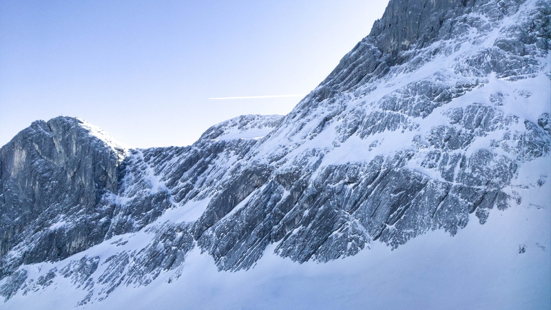 alpspitze, extreme weather, landscape, slope, beauty in nature, mountain peak, avalanche, alpen, alps, snow, outdoors, sport, no people, skiing, coniferous tree