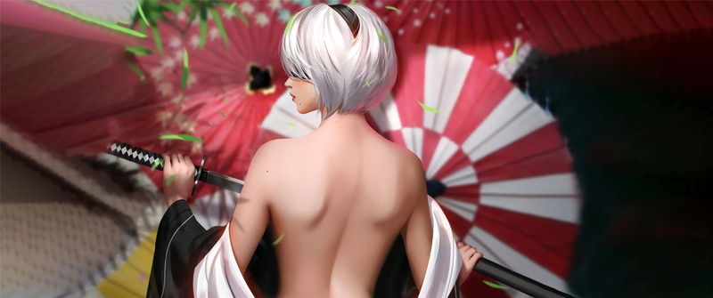2K, Liang-Xing, Nier: Automata, 2B