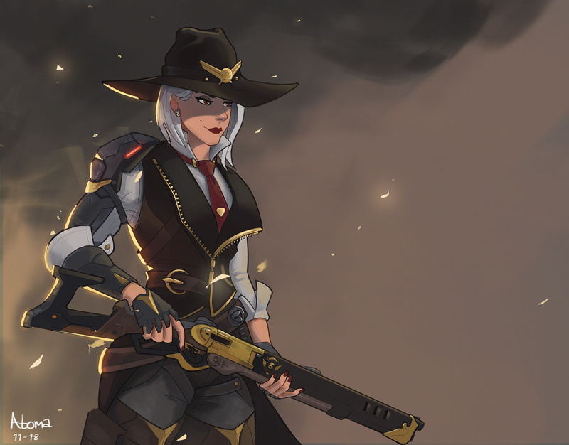 Ashe (Overwatch), Video Game, Overwatch, 2K