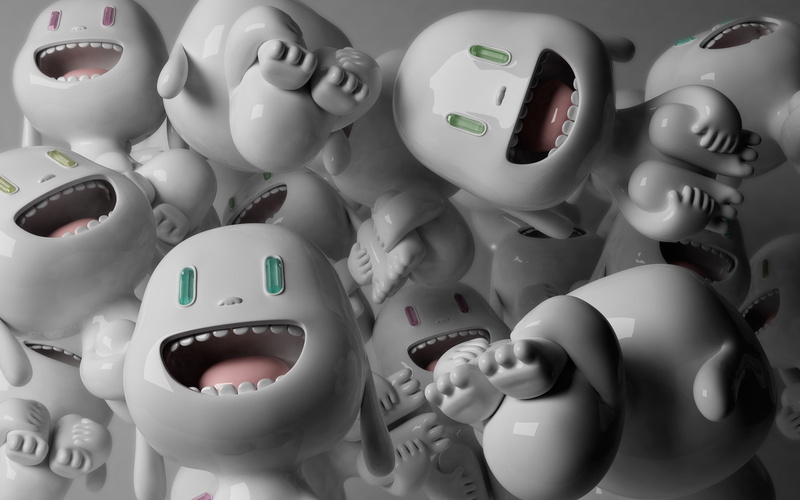rabbits, windows 7, seven, gloss, 1080P