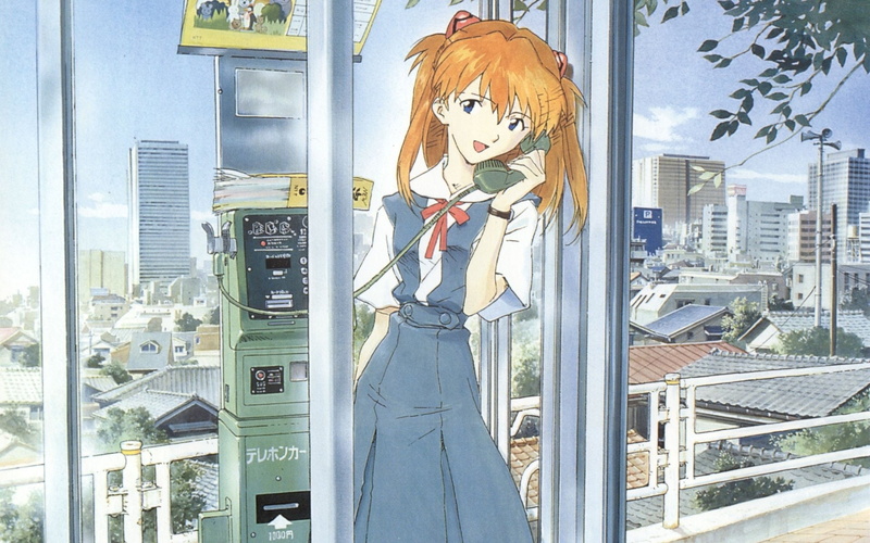 orange, haired, Evangelion, woman, Asuka Langley Sohryu, Neon Genesis Evangelion, 1080P, character