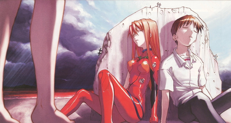 Ikari Shinji, 1080P, Asuka Langley Soryu, Neon Genesis Evangelion