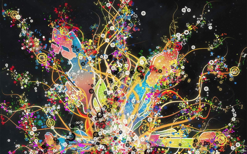 shape, digital art, colorful, light - natural phenomenon, studio shot, art and craft, fragility, complexity, motion, bubble, design, pattern, close-up