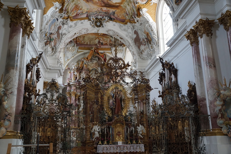 zwiefalten, built structure, altar, religion, belief, window, baroque, architecture, ceiling, god, germany, low angle view, cathedral, place of worship