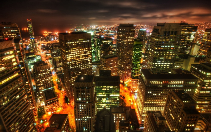 illuminated, architecture, night, urban Skyline, color Image, crowded, built Structure, finance, asia, nightlife, outdoors, buildings, building Exterior