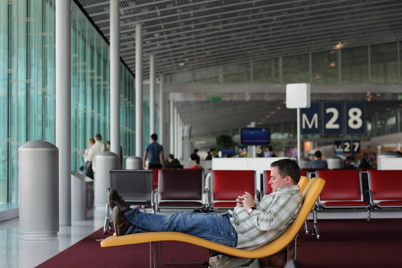 young adult, Tokyo, learning, business, studying, book, chair, transportation, luggage, education, area, passenger, airport, seat, real people, siting