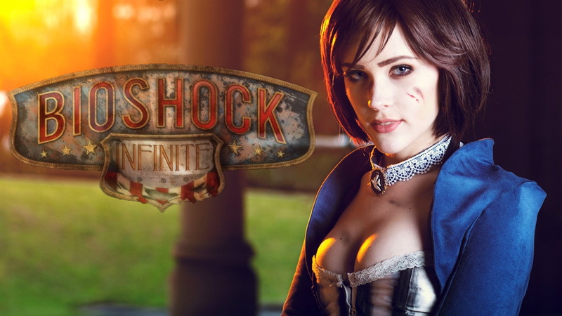 1080P, eyes, Bioshock infinite, corset, Xbox 360, chest, beauty, girl, bioshok, hairstyle, 2K Marin, cosplay, PlayStation 3, Irrational Games, Elizabeth