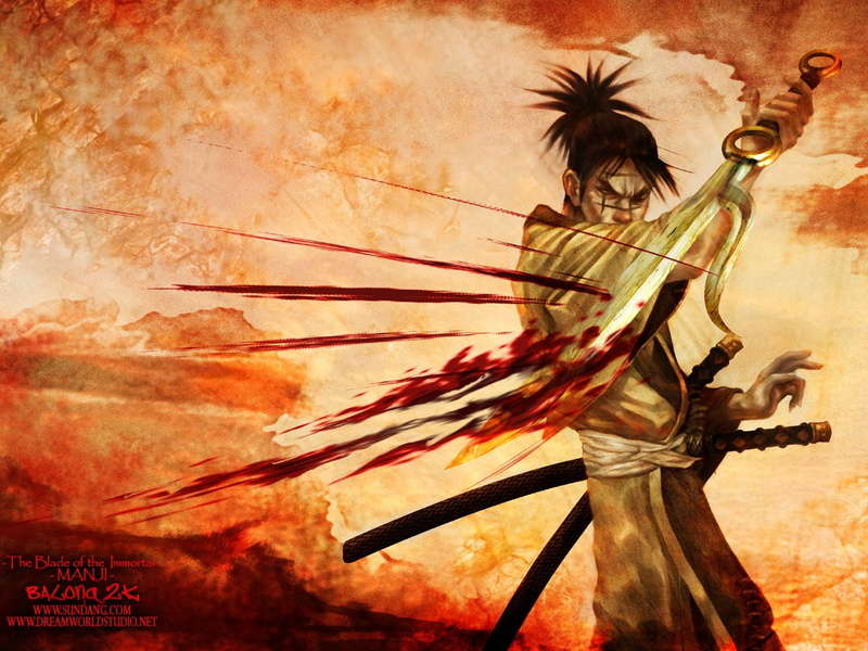k, Anime, Blade Of The Immortal, balona, 720P, digital